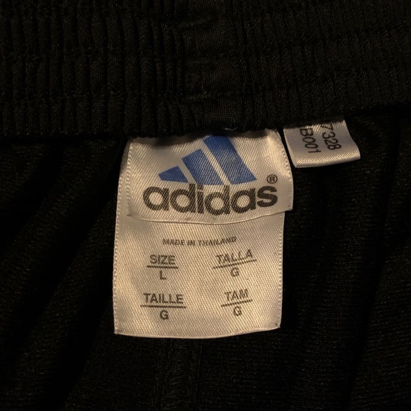 Adidas Vintage Black Rip Away Athletic Track Pants - Picture 8 of 9
